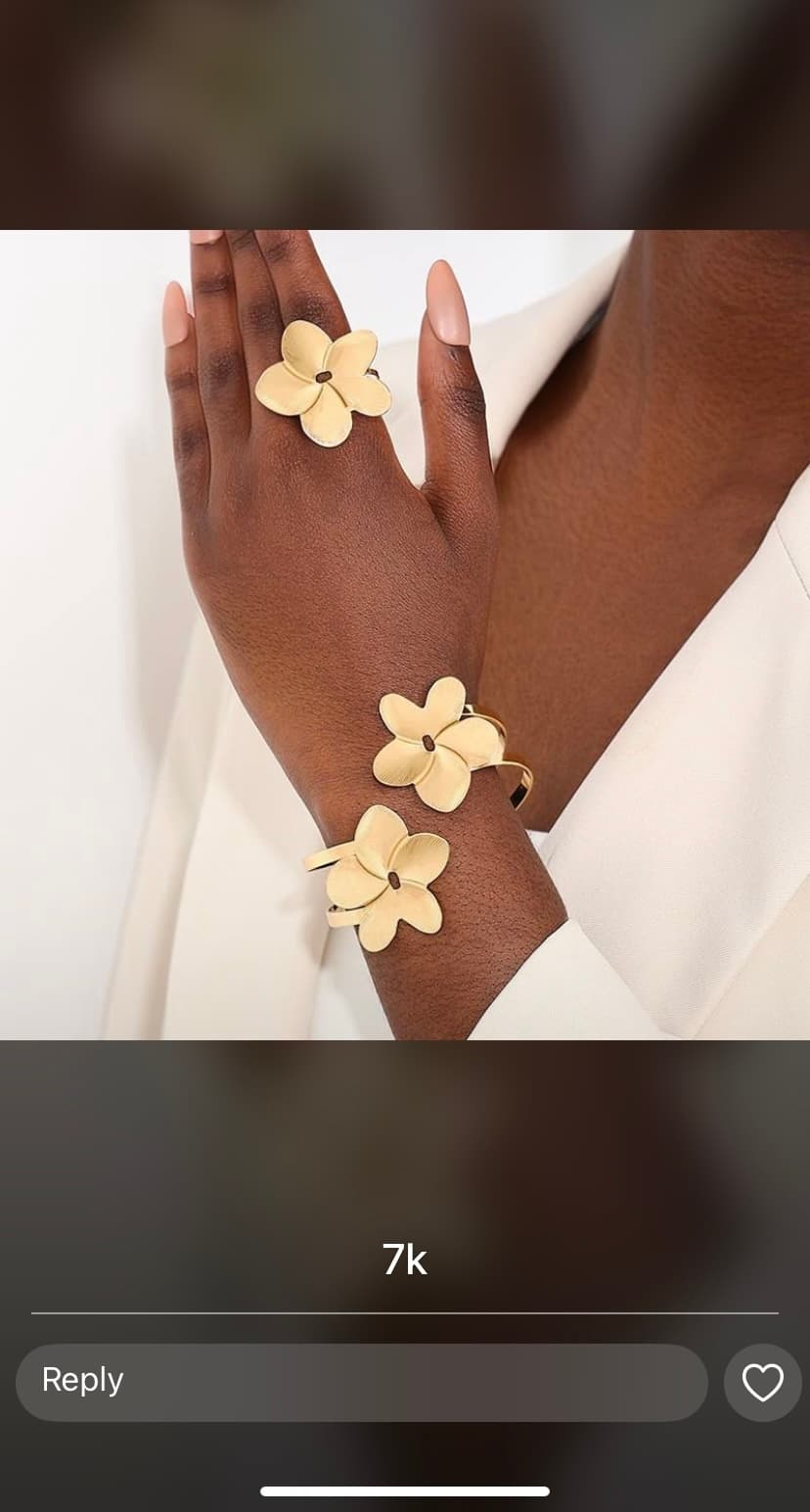 Flower jewelry 